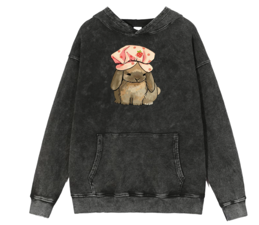 bunny Oversize Hoodie Washed 59