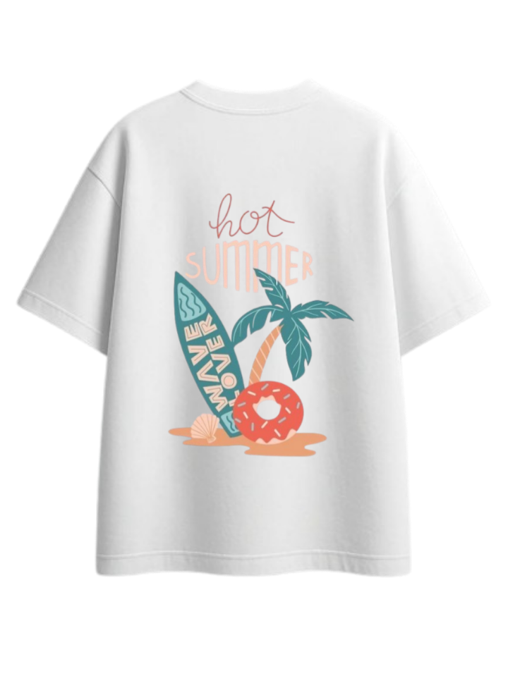 Summer Vibes t- shirt White Back 59