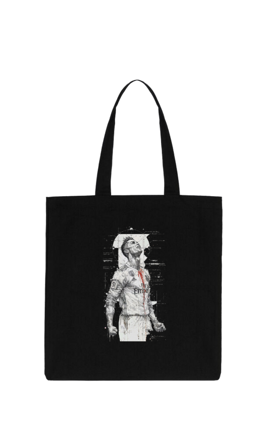 كريستيانو رونالدو tote bag Black 185