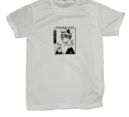 Hanako-kun t- shirt fat White 5