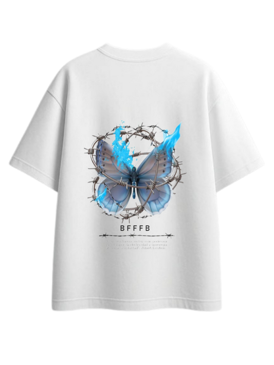 butterflies t- shirt White Back 5