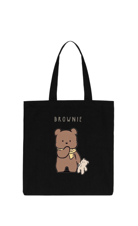 bear tote bag Black 5