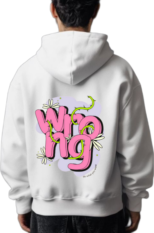 ng do what yo you want One Size hoodie White Back 5