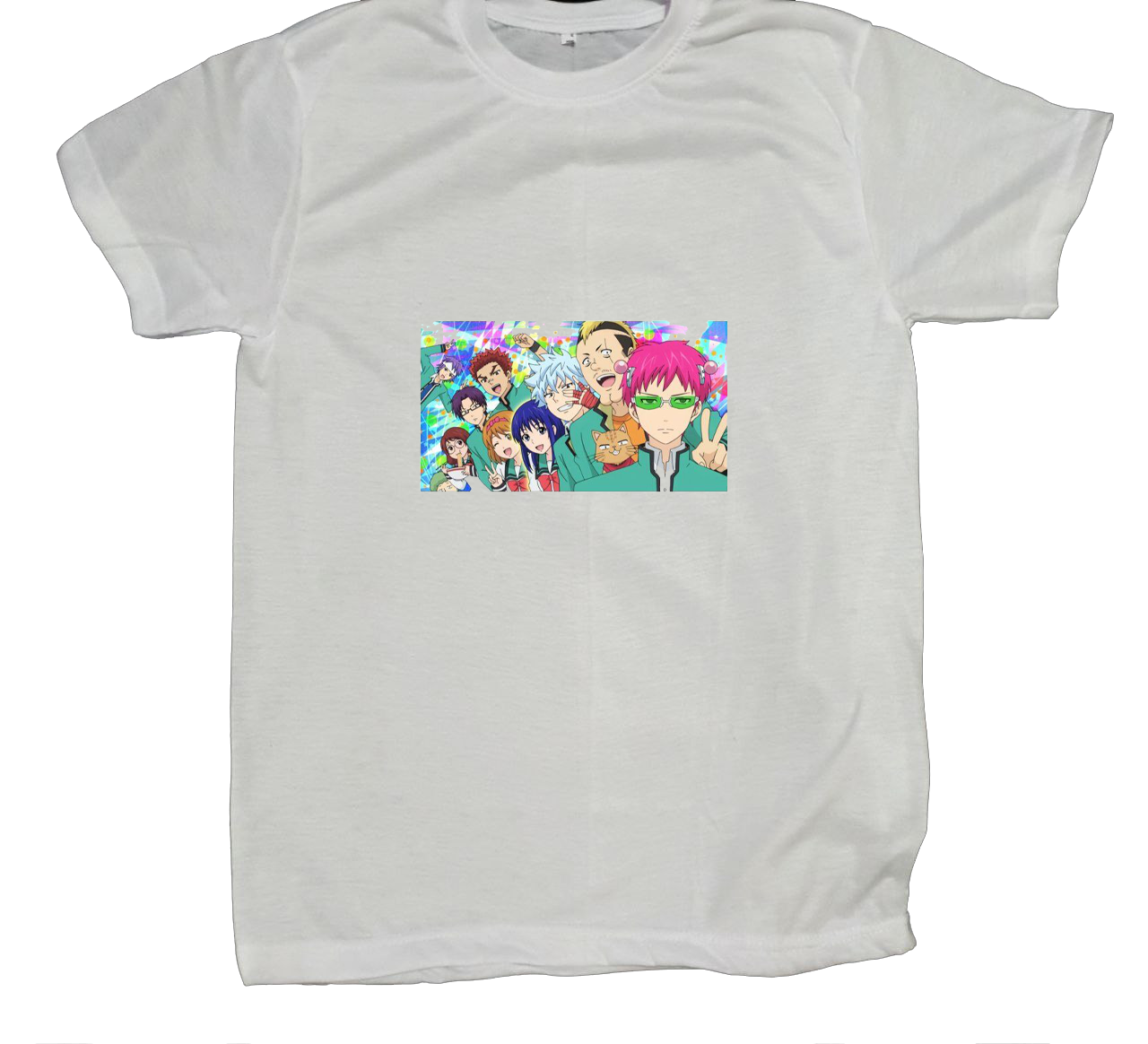 The Disastrous Life of Saiki K t- shirt fat White 5