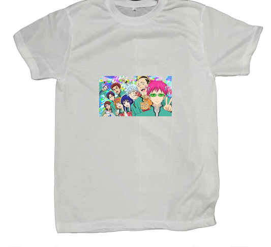 The Disastrous Life of Saiki K t- shirt fat White 5