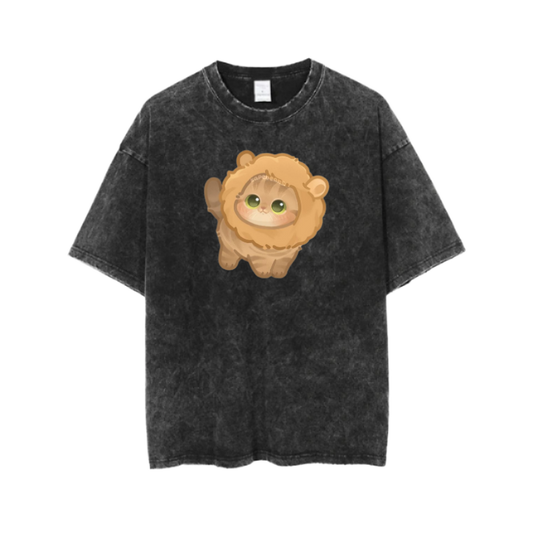 cat One Size t- shirt  Washed 5