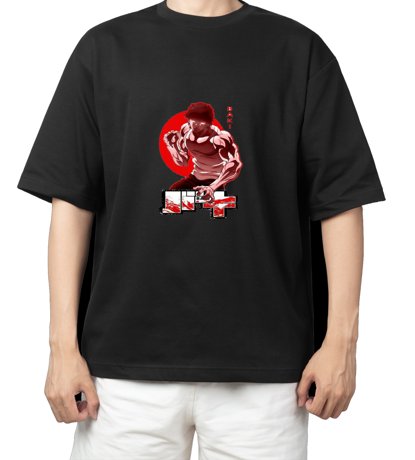 anami baki  t- shirt One Size Black 5