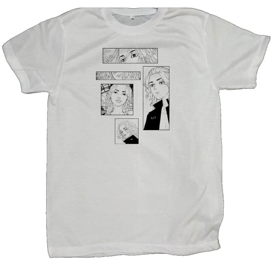 Tokyo Revengers t- shirt fat White 5