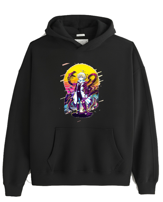 Anime Nanatsu no taizai seven deadly sins Oversize Hoodie Black 5