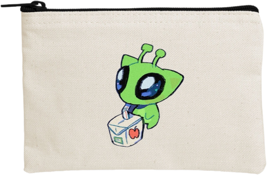 aliens wallet pencil case Beige 5