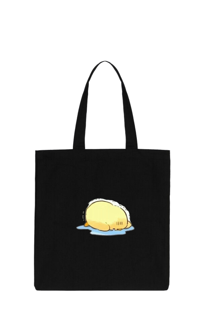 duck tote bag Black 5