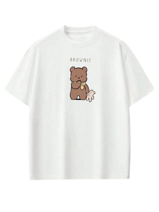 bear t- shirt White  5