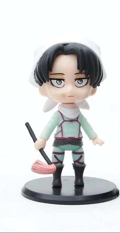 Figura Levi Ackerman Anime Attack On Titan Cómico Limpiando