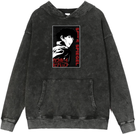 Cowboy Bebop Over Size hoodie Washed 5