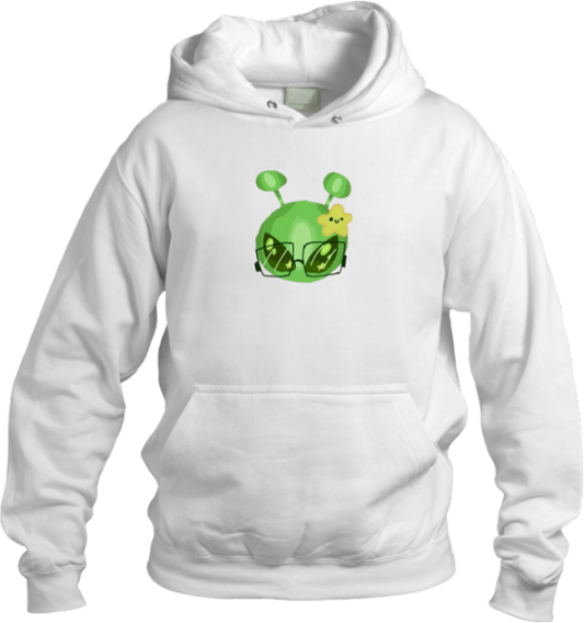aliens Oversize Hoodie White 5