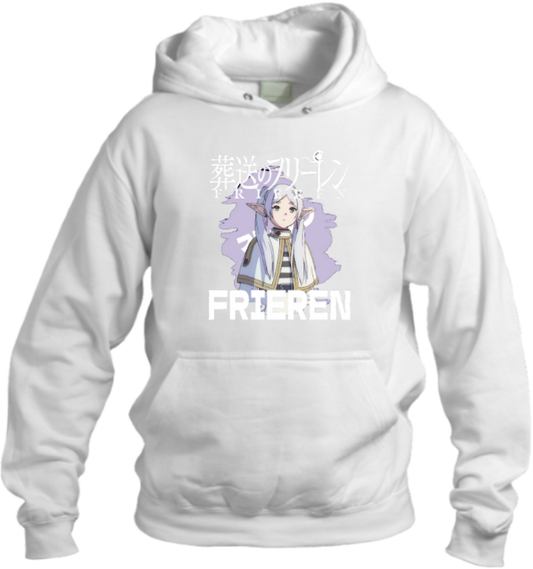 Frieren Beyond Journey's End One Size hoodie White 5