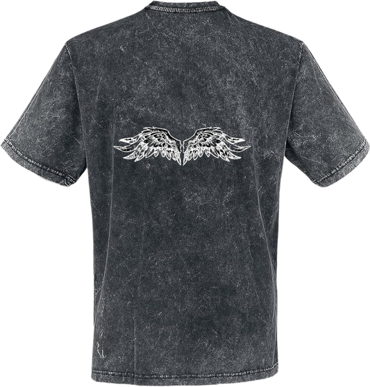 Goth t- shirt Washed Back 5