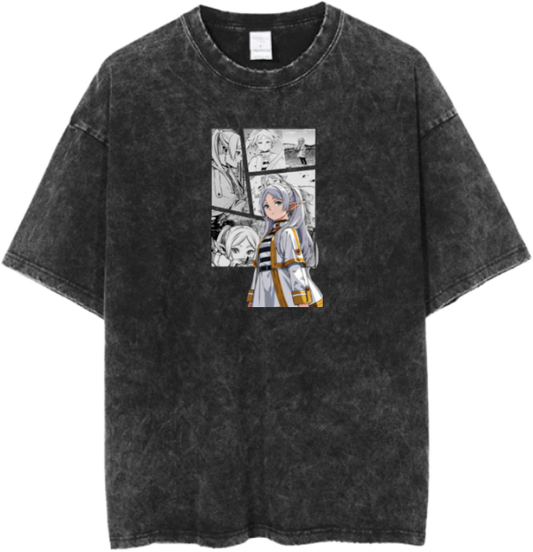 Frieren Beyond Journey's End t- shirt One Size Washed 5