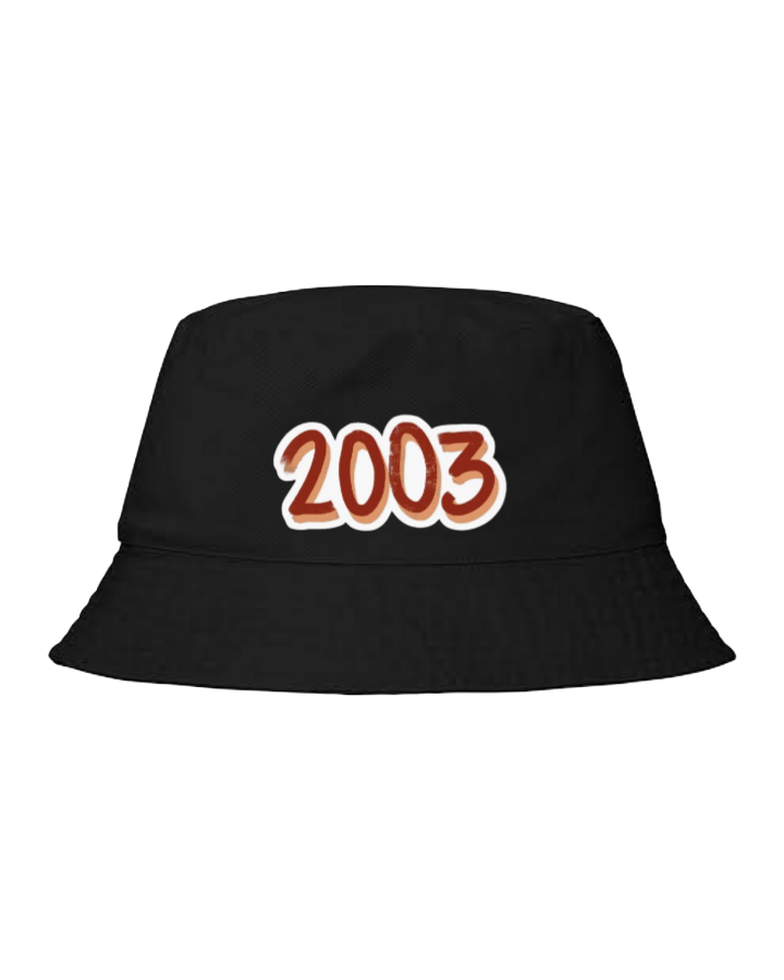 age Bucket hat Fishman hat cap Black 2003