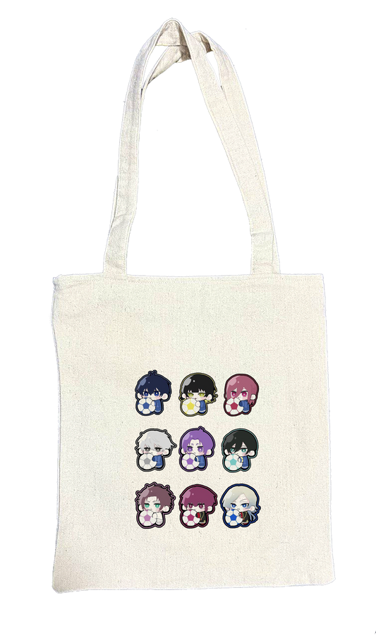 blue lock tote bag beige 5