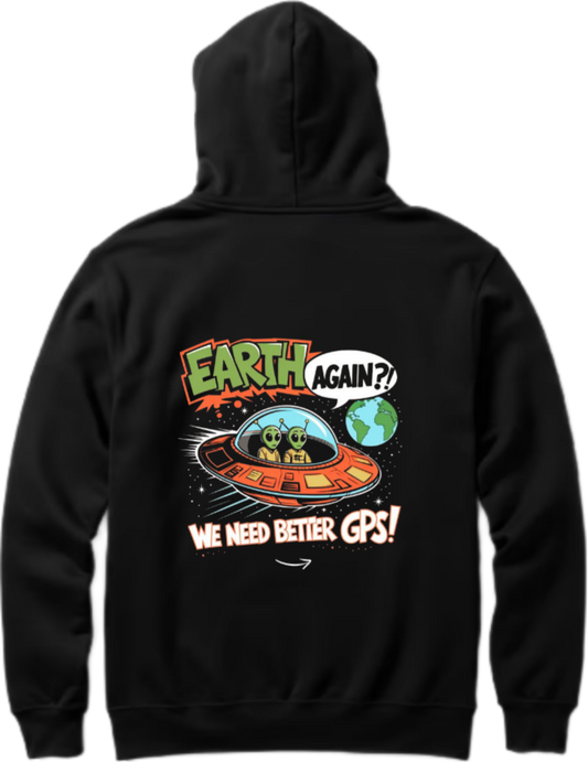 aliens Oversize Hoodie Back Black 5