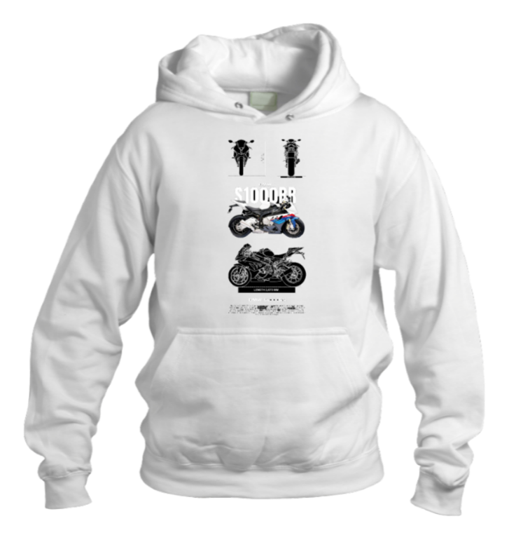 MOTOR CYCLE One Size hoodie White 5
