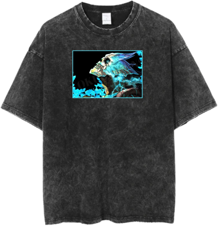 Kaiju No. 8 t- shirt Over Size Washed 5