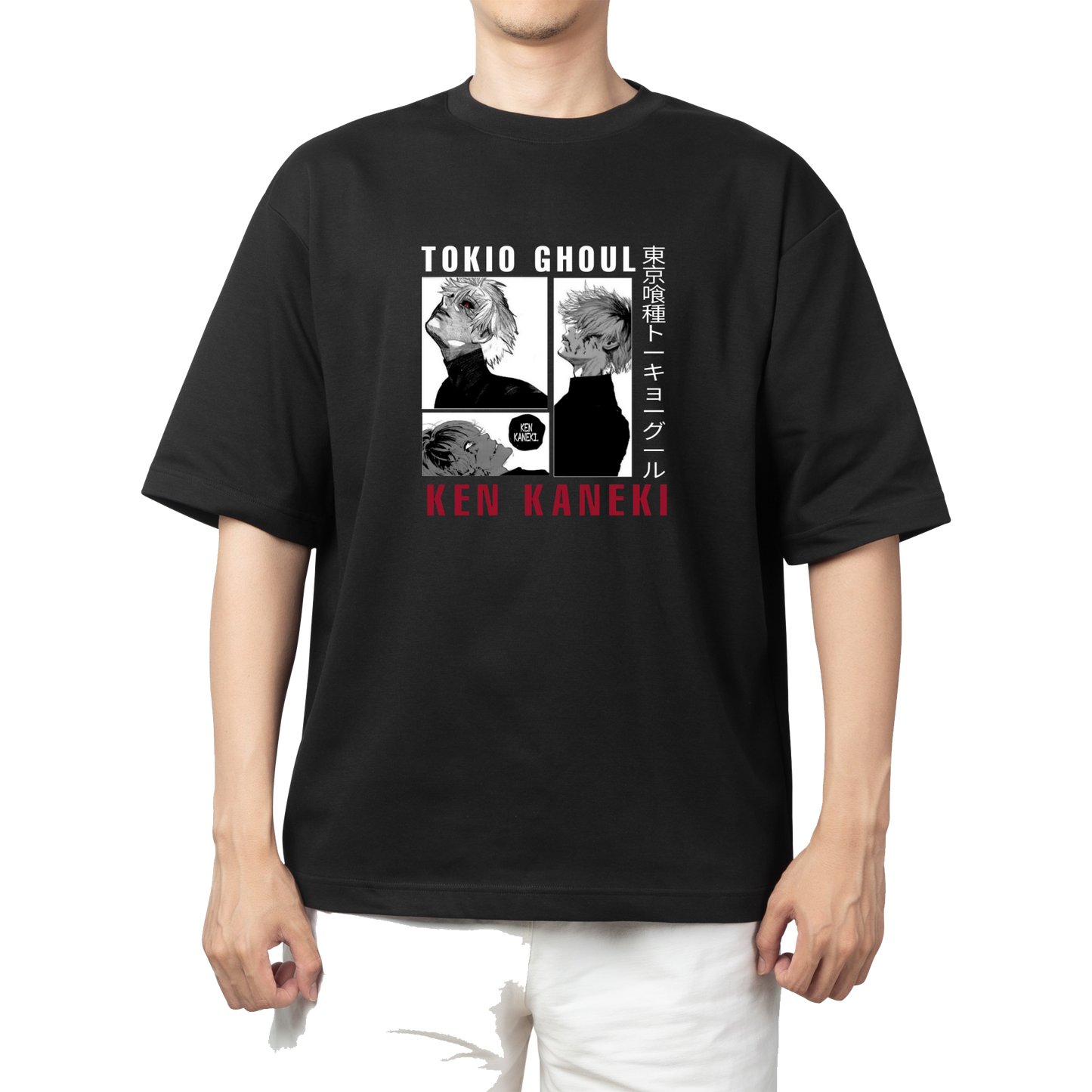 Tokyo ghoul t- shirt One Size Black 5