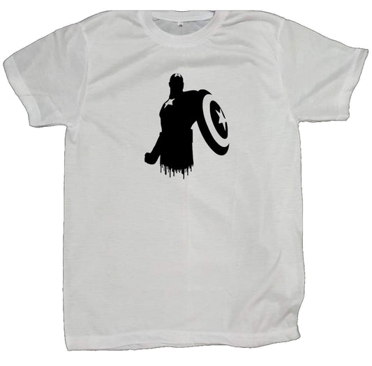 Marvel t- shirt fat White 5