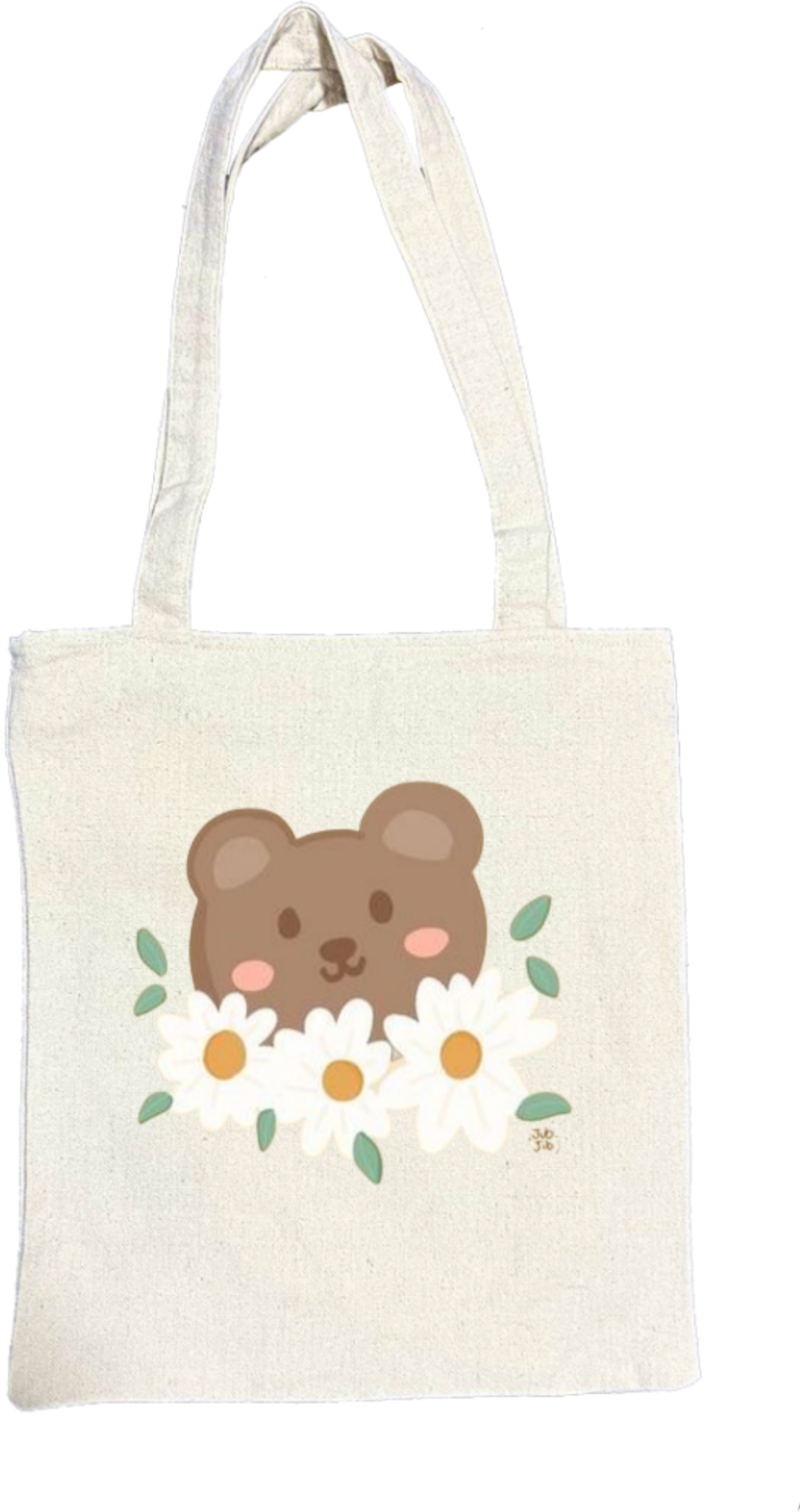 bear tote bag Beige 5
