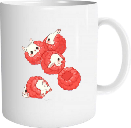 Juicy Raspberries Mug 5