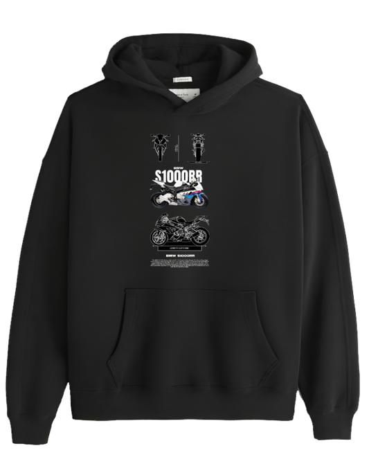 MOTOR CYCLE One Size hoodie Black 5