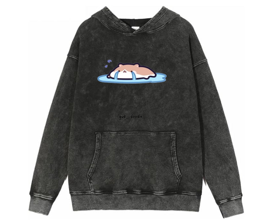 hamster Oversize Hoodie Washed 5