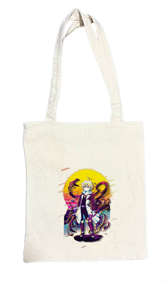 Anime Nanatsu no taizai seven deadly sins  tote bag White 5