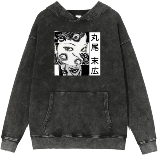 Tomie Kawakami Over Size hoodie Washed 5