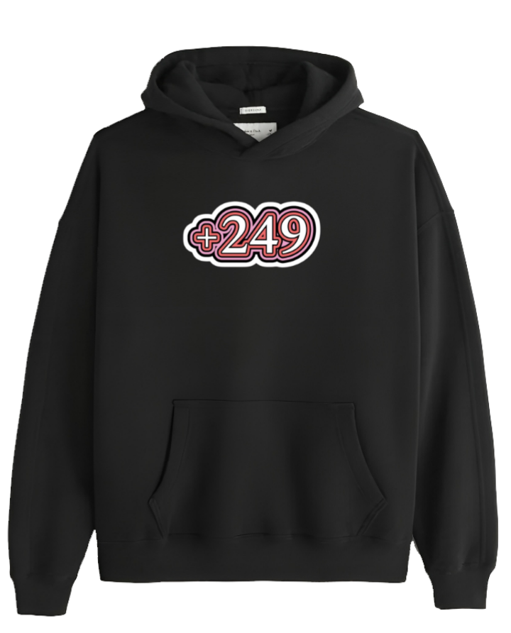 Sudan Oversize Hoodie Black 5