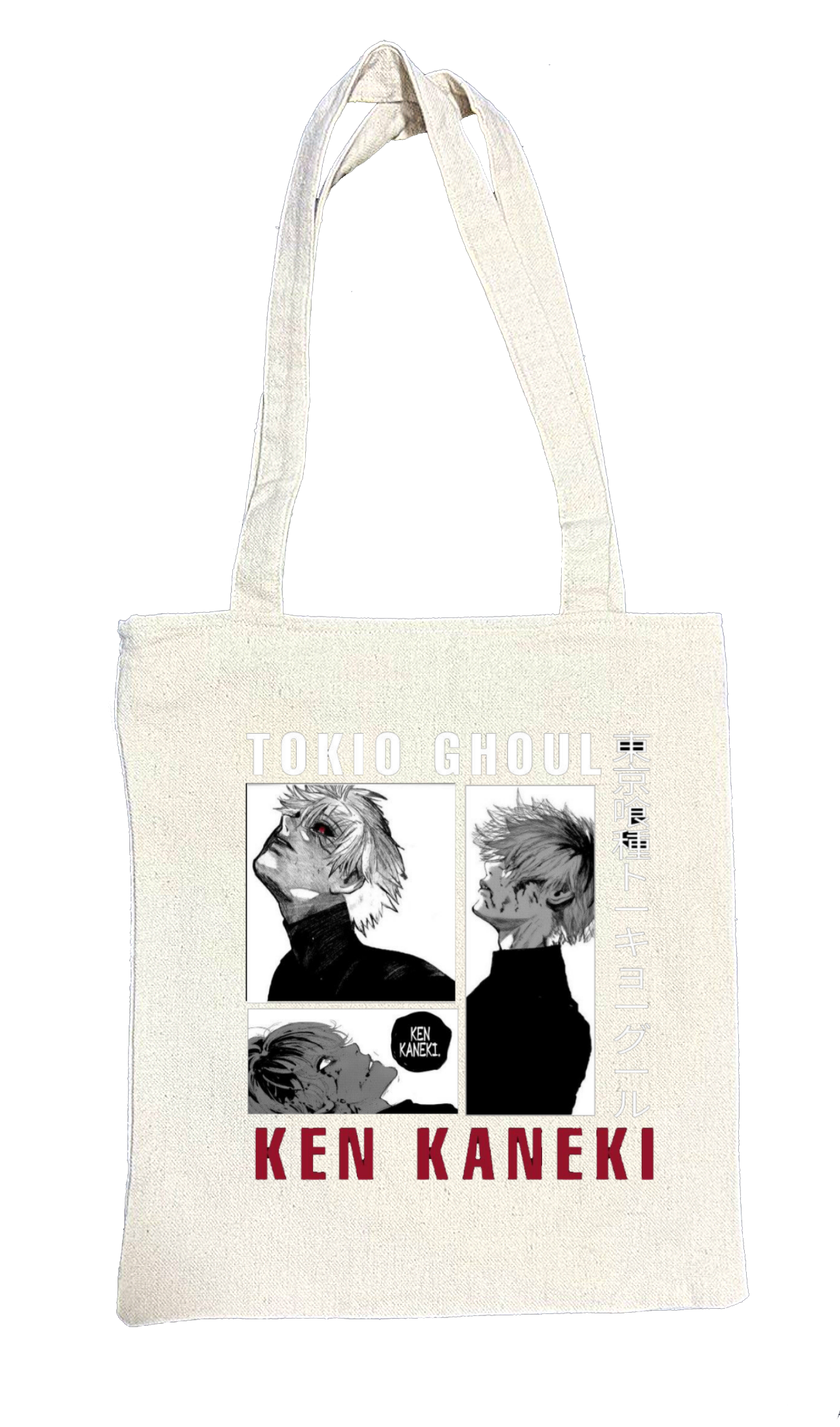 Tokyo ghoul tote bag beige 5