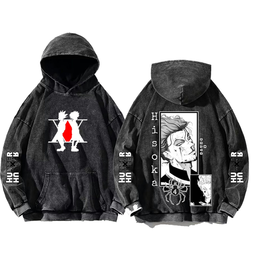 Hunter × Hunter One Size hoodie Washed Back 5