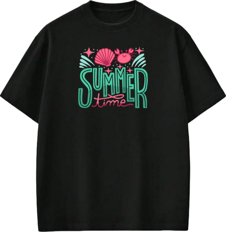 Summer Vibes t- shirt Black Back 4