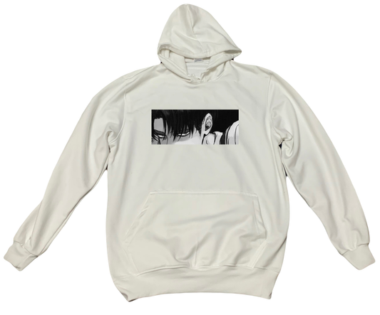 Anime Attack on titan shingeki no kyojin eren levi mikasa Aot White Oversize HOODIE 5