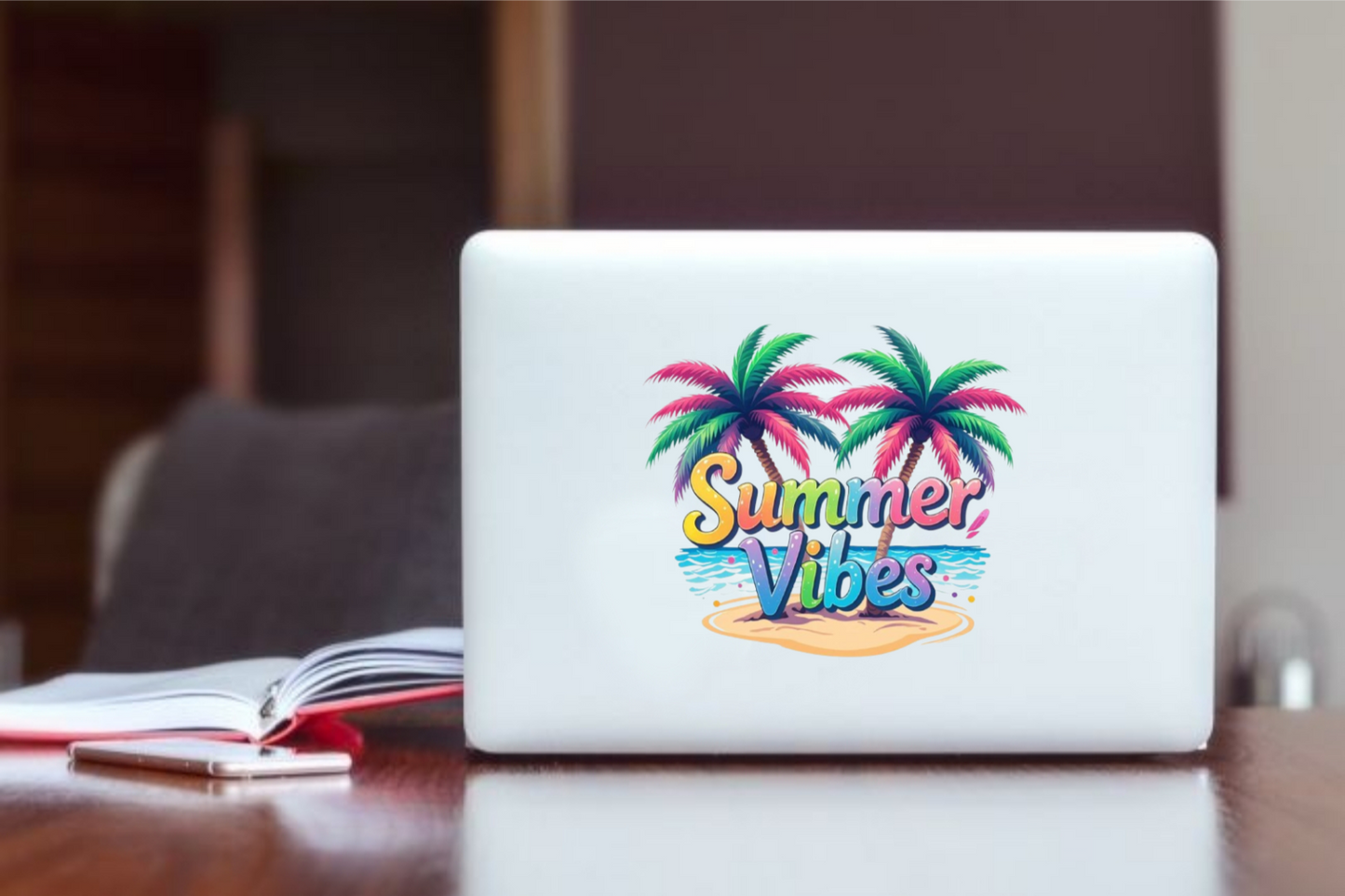 Summer Vibes Laptop Sticker 5