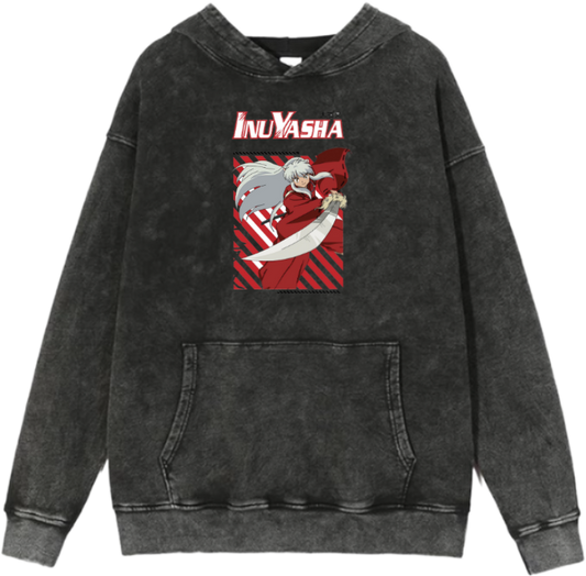 Inuyasha One Size hoodie Washed 5