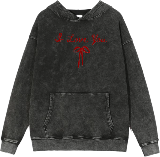 VaIentine coupIe Oversize  Hoodie Washed gray 5