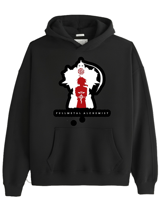 full metal alchamest One Size hoodie Black 5