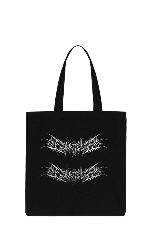 Goth tote bag Black 5