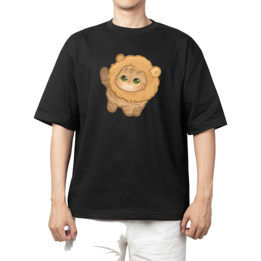 cat One Size t- shirt Black 5