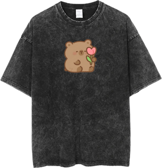bear t- shirt Washed 5