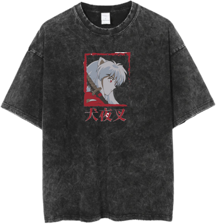 Inuyasha t- shirt One Size Washed 5