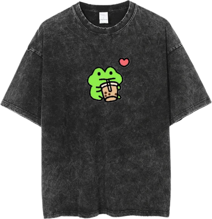 Frog One Size t- shirt Washed 5