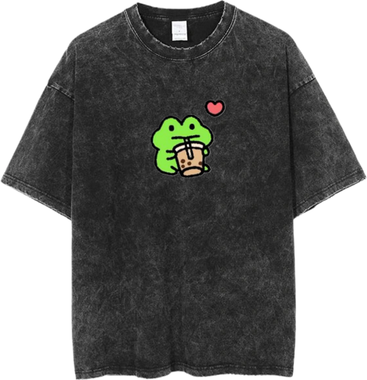 Frog One Size t- shirt Washed 5